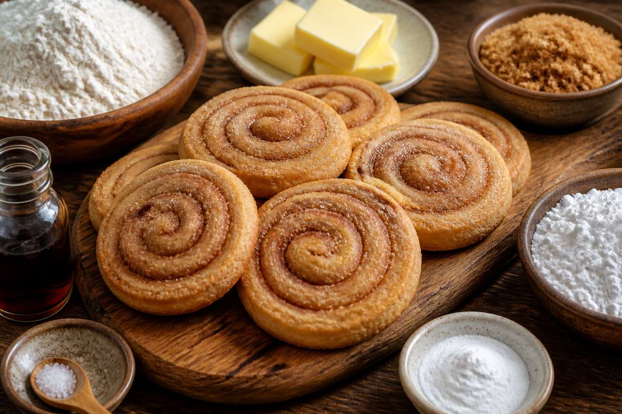 Biscuit sablé façon cinnamon roll : recette facile et gourmande