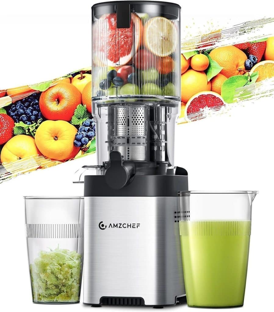 Test : extracteur de jus AMZCHEF avec deux tarières