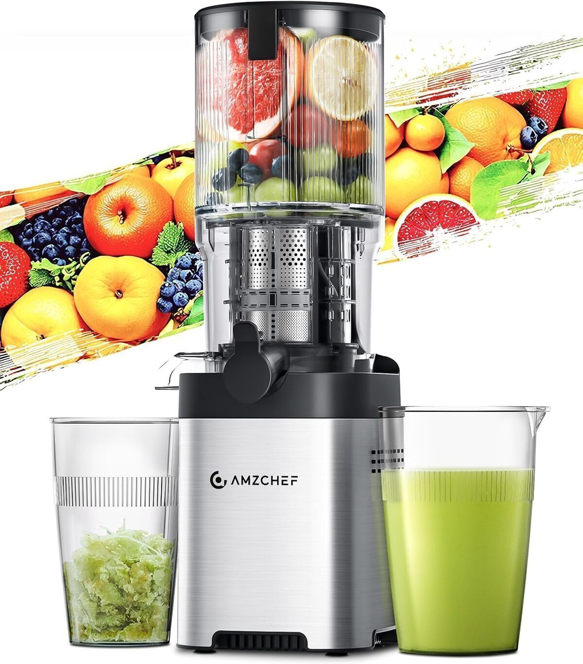 Test : extracteur de jus AMZCHEF avec deux tarières