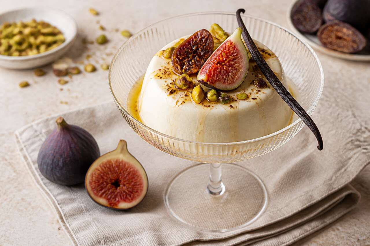 Recette : panna cotta vegan aux figues