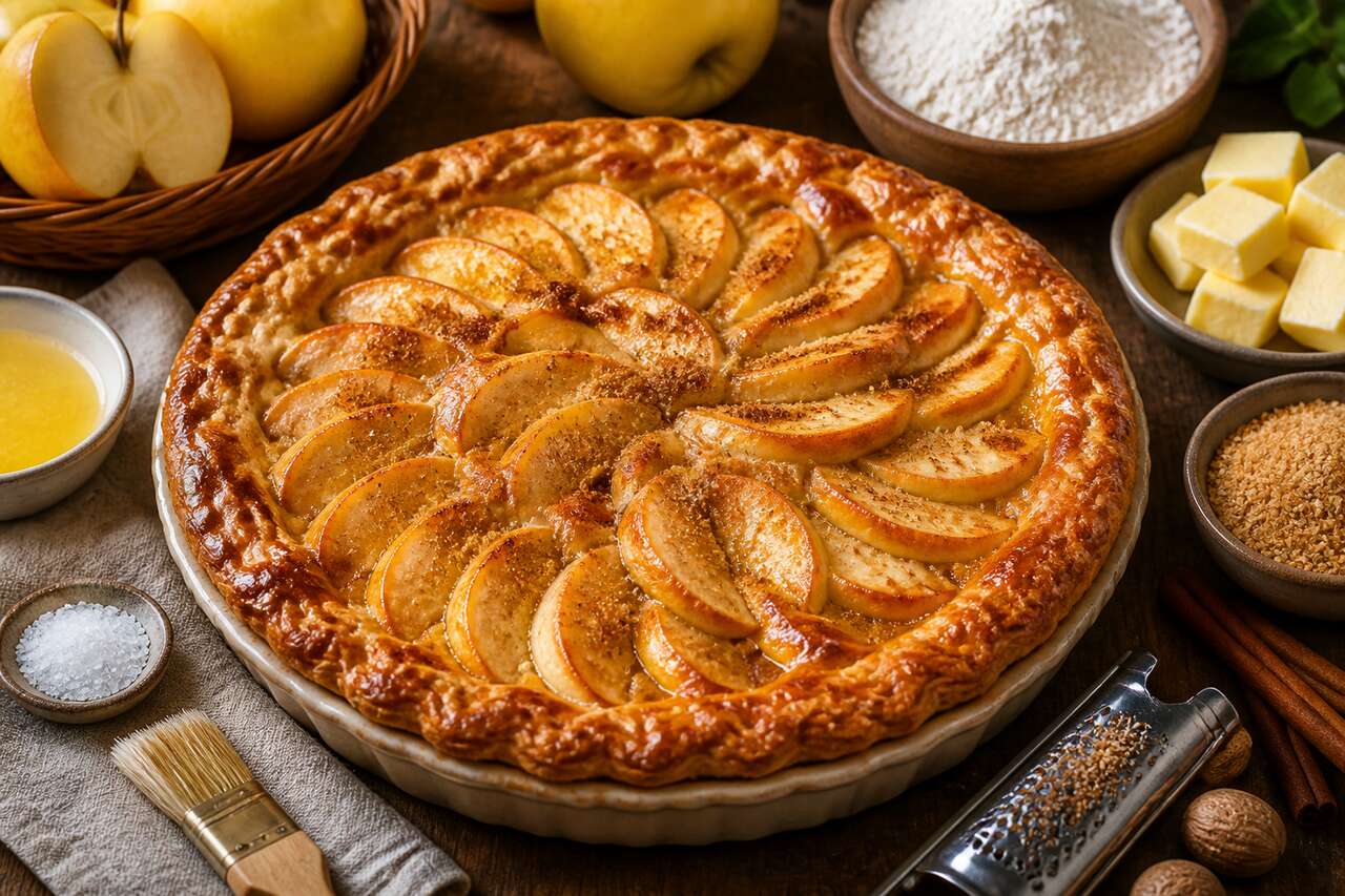 Recette de la tarte aux pommes américaine