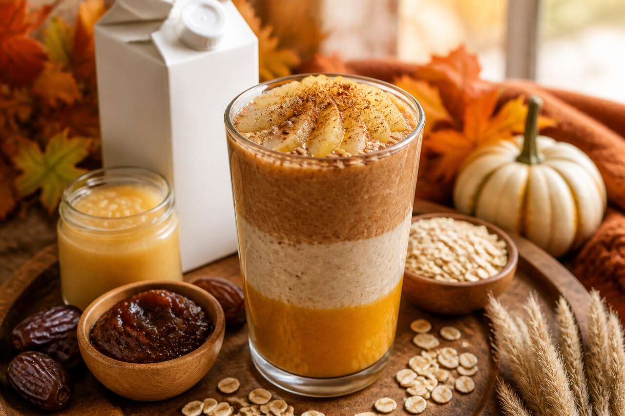 Smoothie aux fruits d'automne végan : recette savoureuse et saine