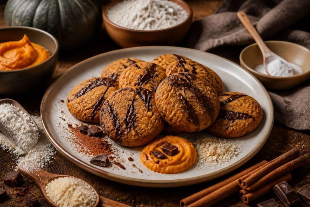 Biscuit de courge et chocolat : recette gourmande et saine