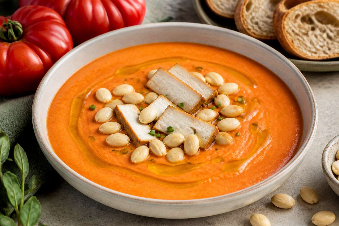 Salmorejo vegan : recette délicieuse et saine