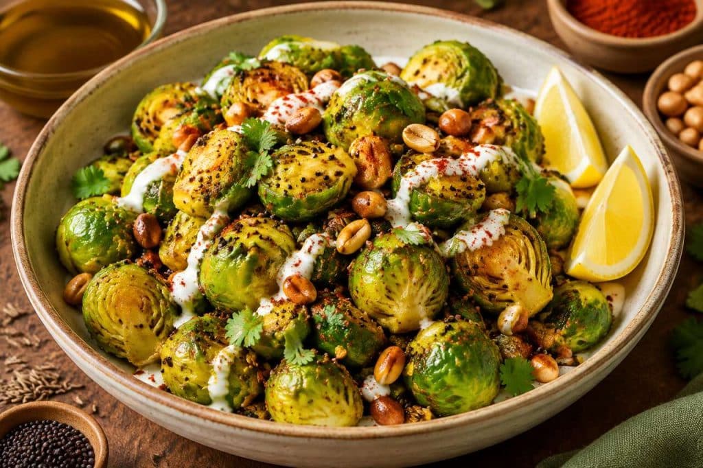 Choux de Bruxelles sautés à l'indienne : recette épicée et savoureuse