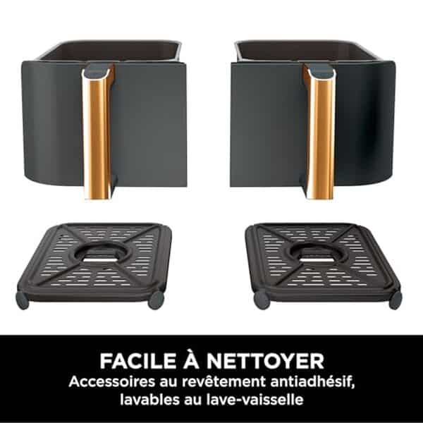 Découvrez notre test détaillé du Ninja Foodi Max Dual Zone, la friteuse sans huile révolutionnaire avec 6 fonctions. Performance, cuisson, prix : tous nos avis. 
