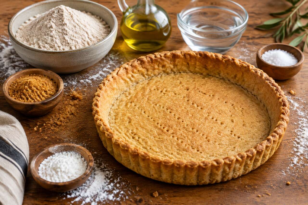 Pâte brisée vegan à l'épeautre : recette facile et saine
