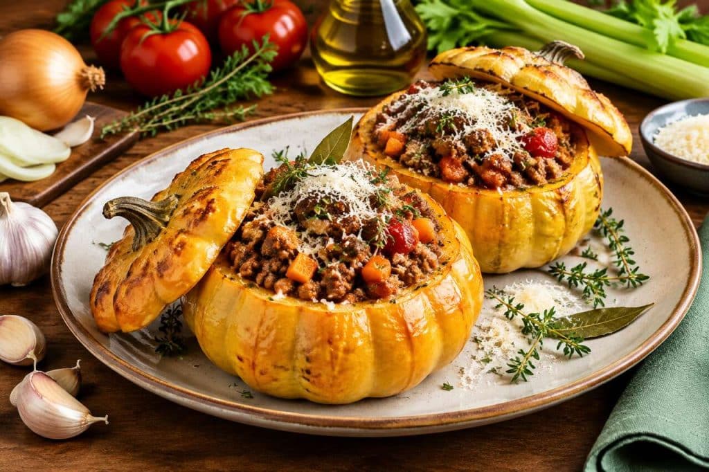 Pâtisson farci à la bolognaise : une recette savoureuse
