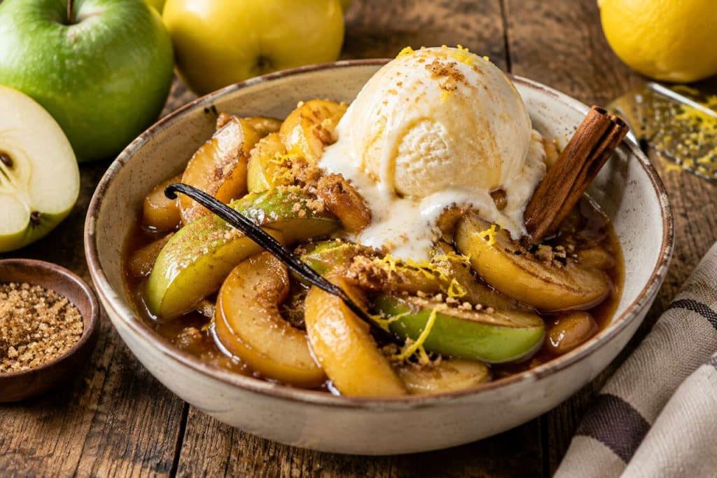 Compote de pommes rôties au sirop : recette gourmande et facile