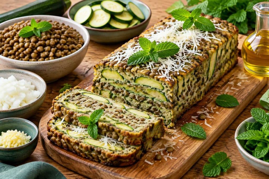 Terrine de courgette et lentilles : une recette saine et gourmande