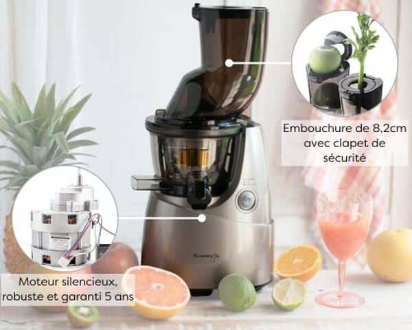 Découvrez notre test détaillé de l'extracteur de jus Kuving's B9700BX : performances, silence et facilité de nettoyage pour une extraction optimale de jus frais.