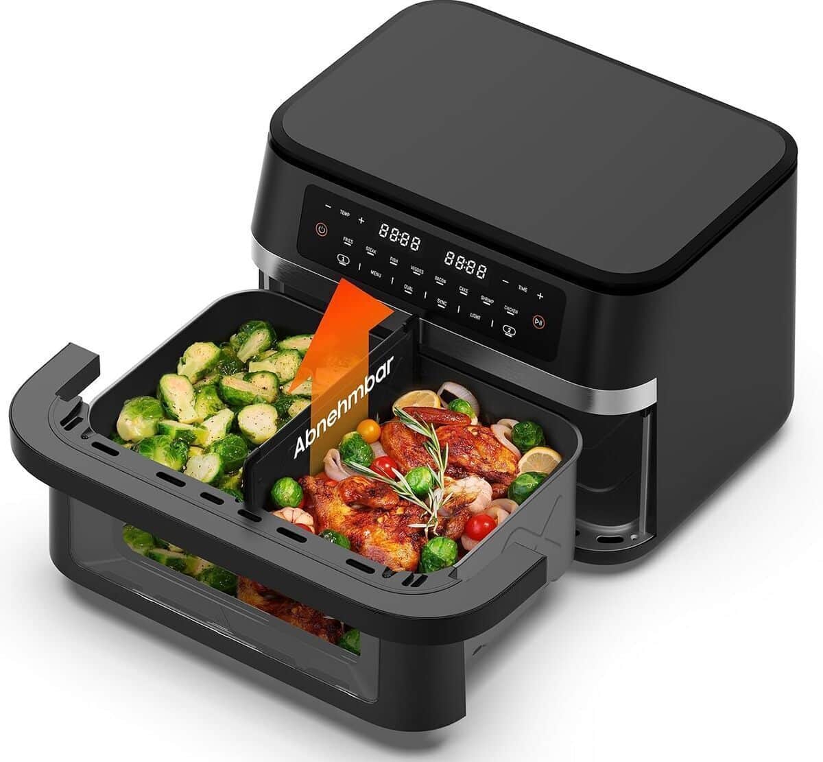 Test : air fryer XXL 11L dual zone - 2950W, friteuse à air performante
