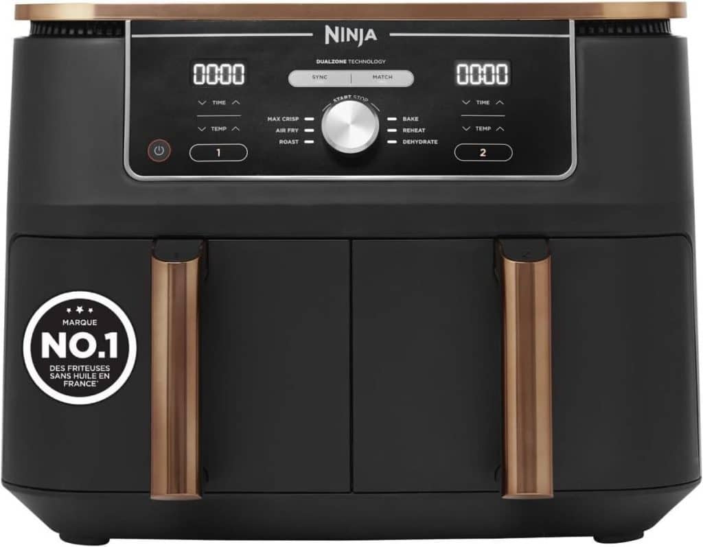 Test : ninja foodi max dual zone air fryer, la friteuse sans huile 6-en-1