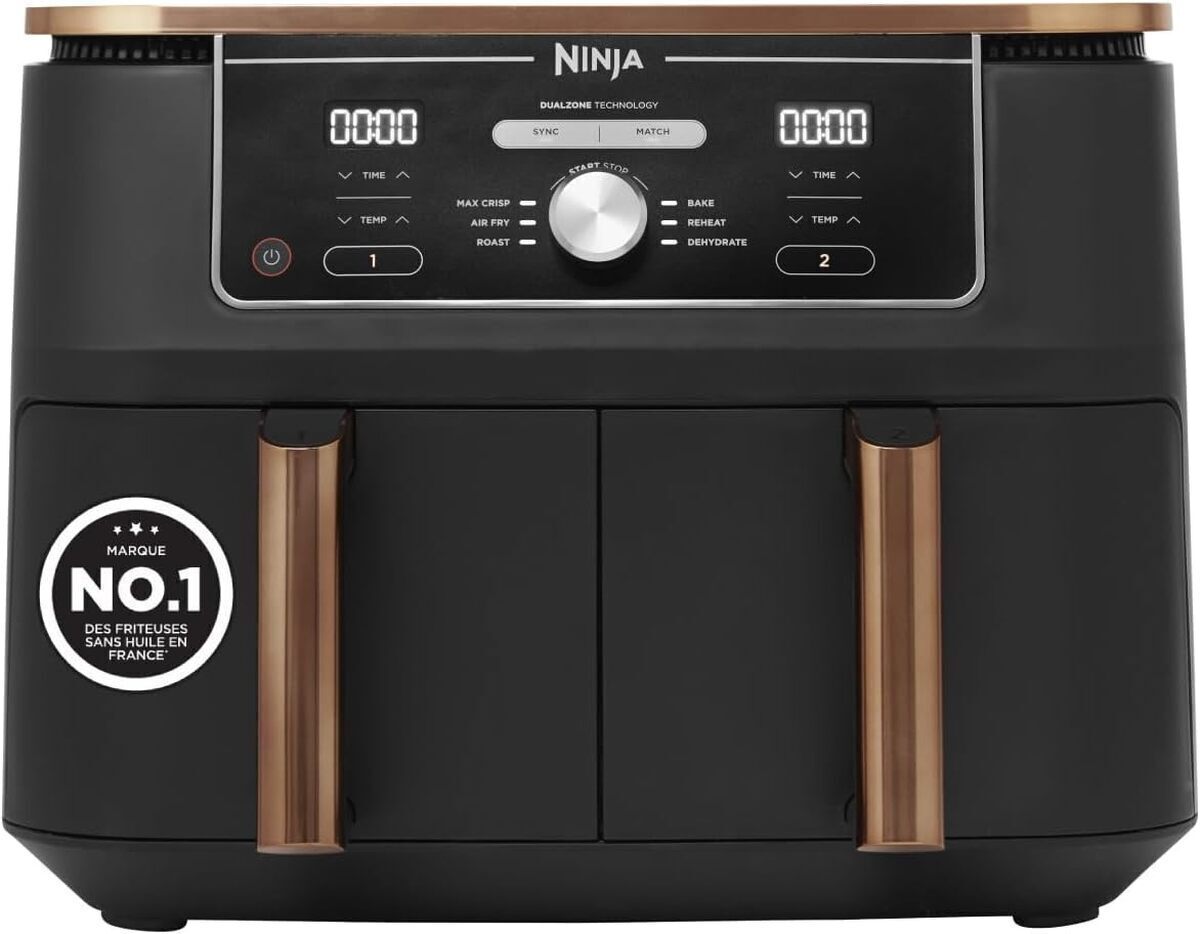 Test : ninja foodi max dual zone air fryer, la friteuse sans huile 6-en-1