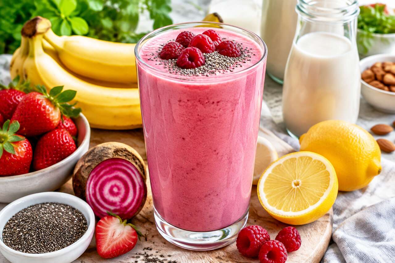 Smoothie vegan d'Octobre Rose : recette santé et délicieuse
