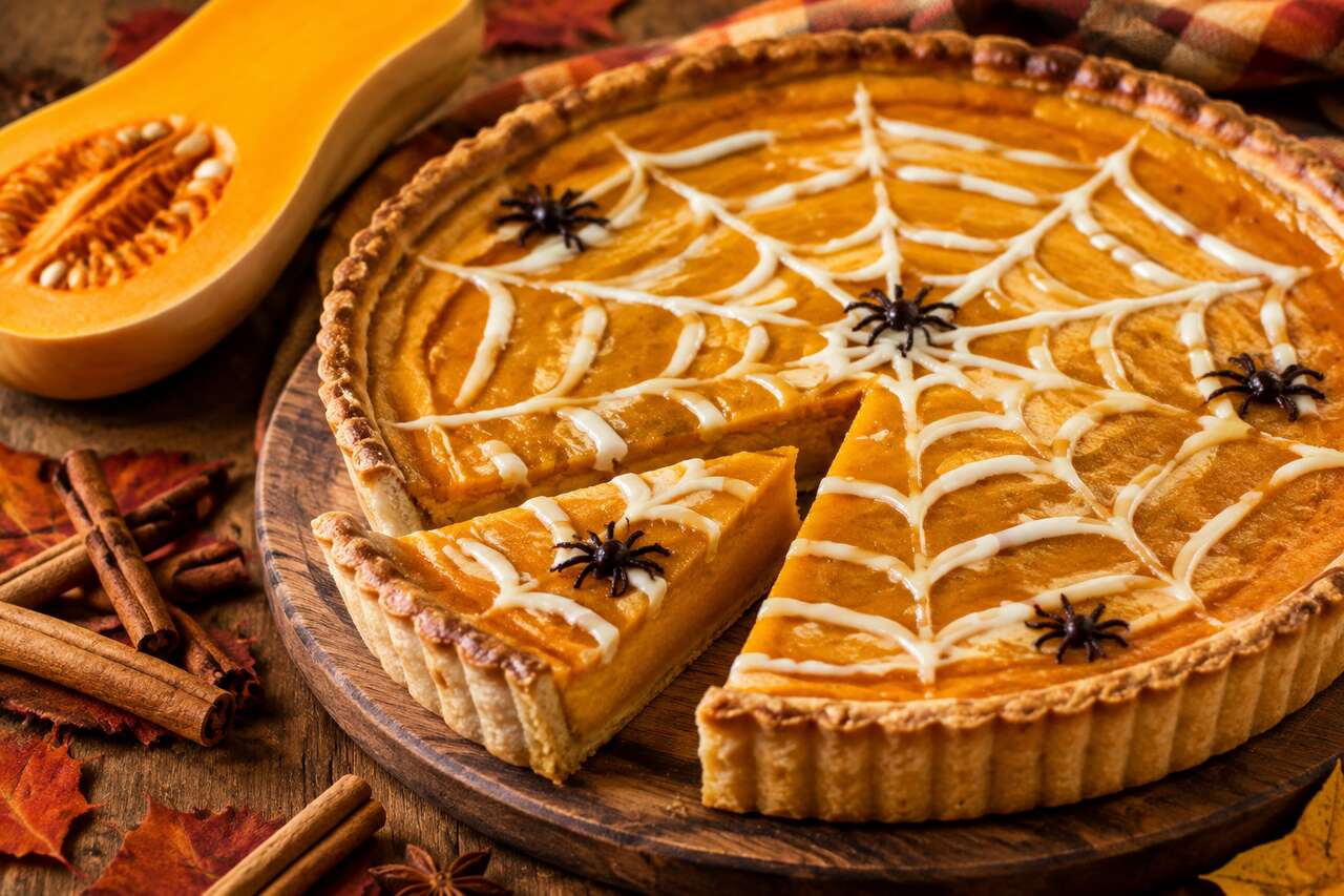 Tarte au butternut spéciale Halloween : recette facile et délicieuse