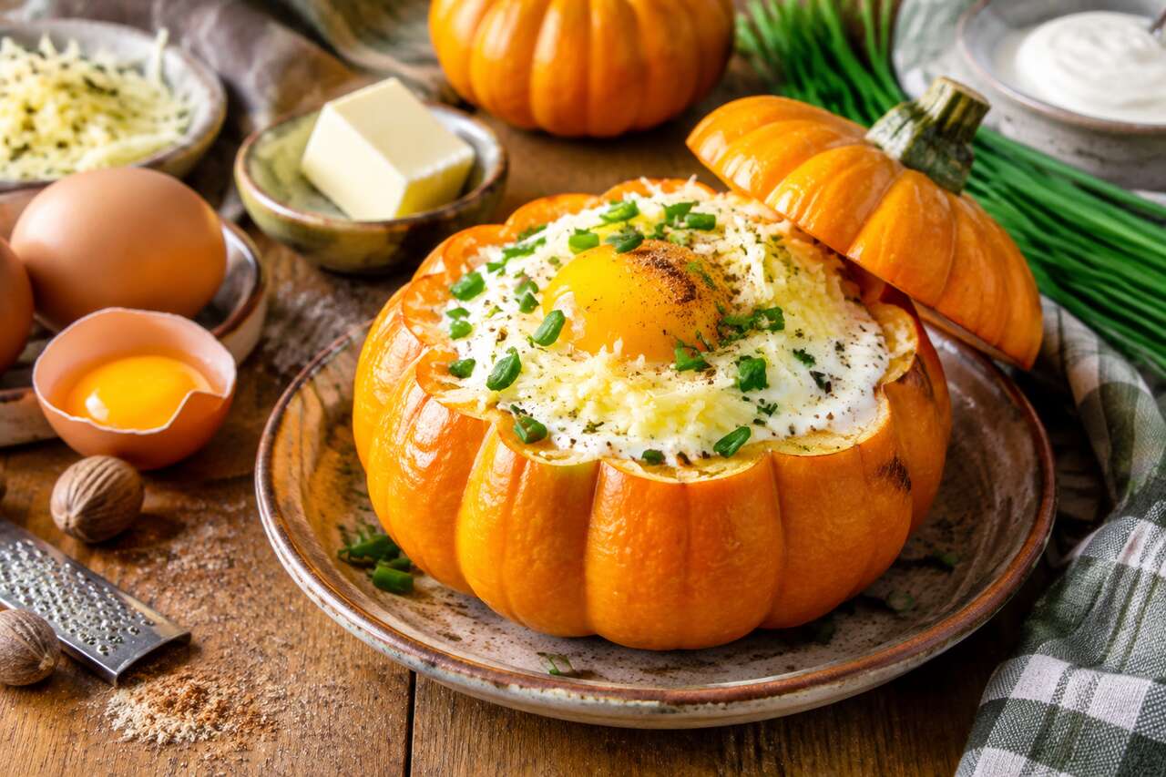 Œuf cocotte à la courge Jack Be Little : recette gourmande