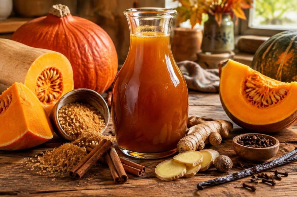 Sirop de citrouille épicé maison : recette facile et savoureuse