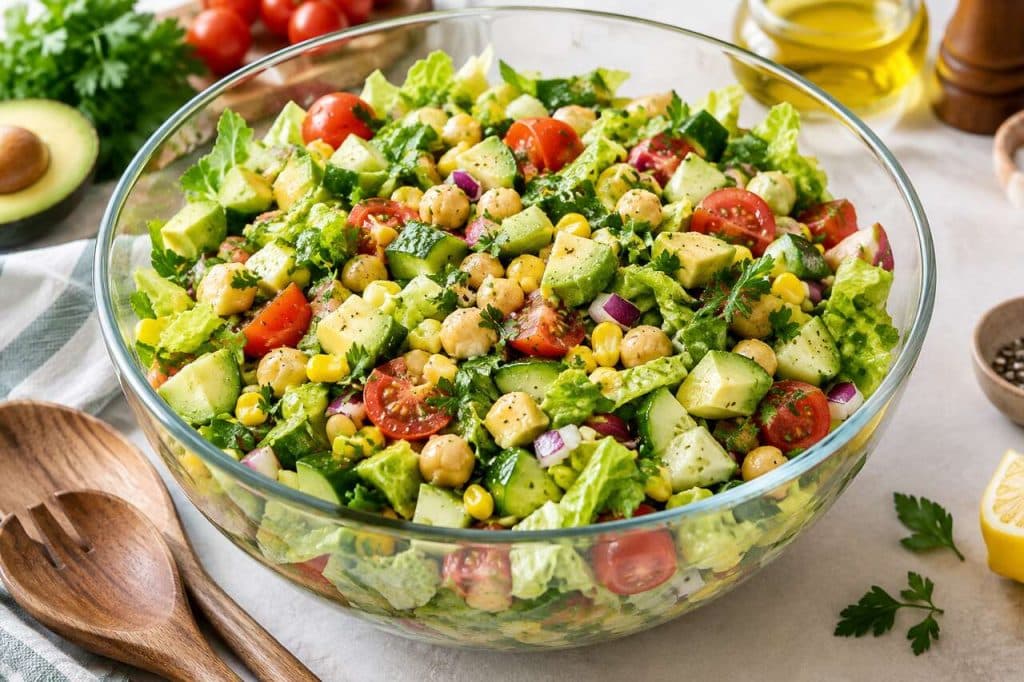 Salade vegan inspirée de Jennifer Aniston