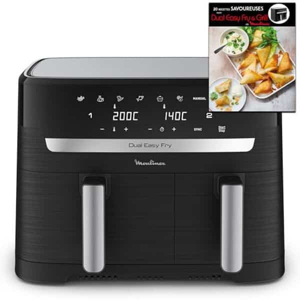 Découvrez notre test détaillé de la friteuse Moulinex Dual Essential Inox xXL. Performances, écran tactile, capacité : tous les avantages et inconvénients de ce modèle haut de gamme.