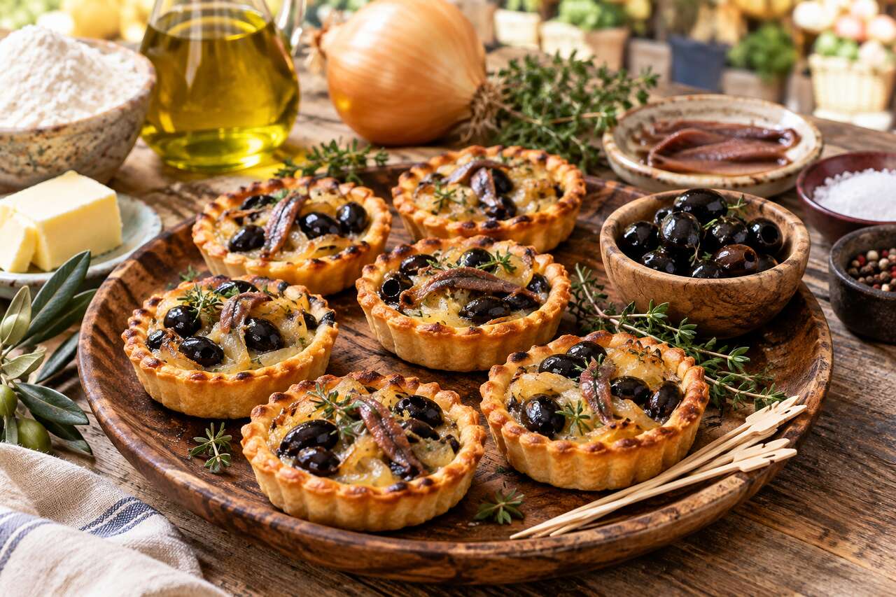 Recette mini tartes aux olives noires : saveurs gourmandes