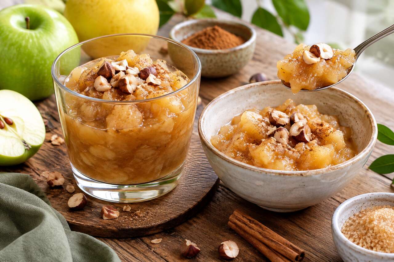 Compote de pommes express vegan : recette facile et rapide