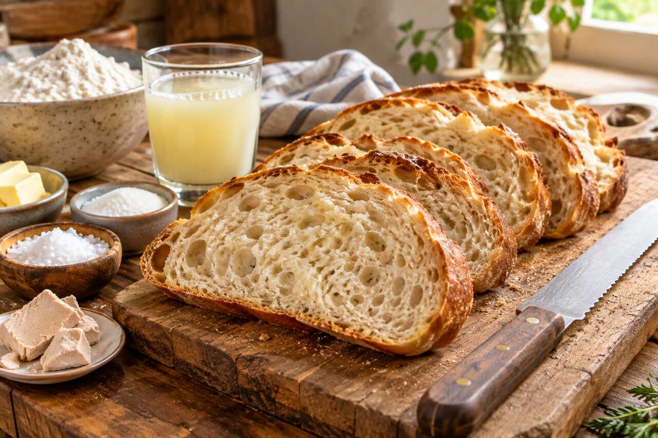 Recette de pain au petit lait maison