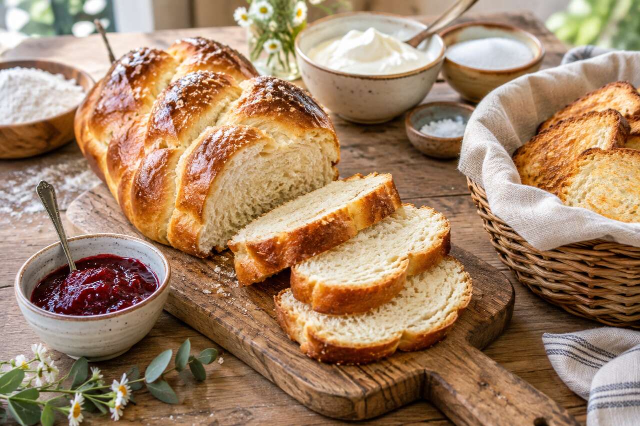 Brioche légère au skyr sans matière grasse