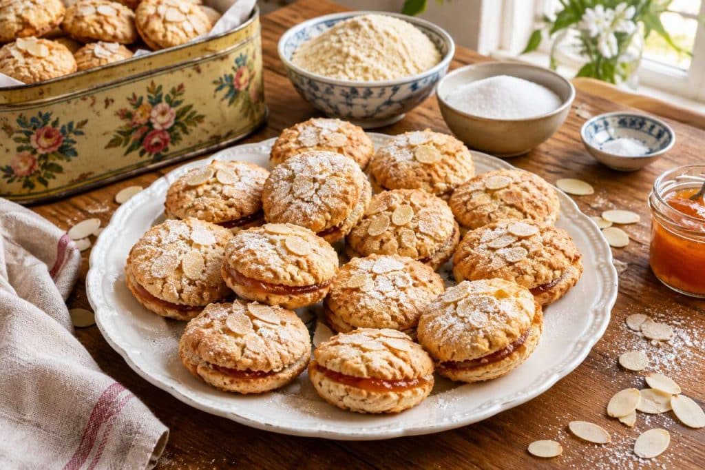 Biscuits façon macarons aux amandes : recette gourmande