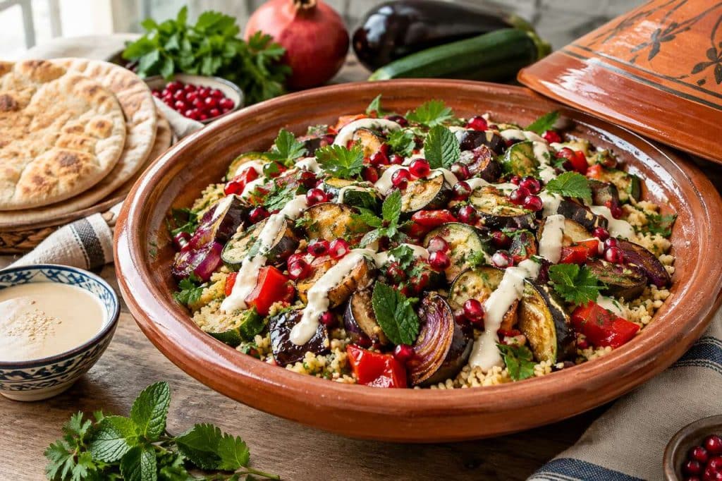 Salade végan de Jérusalem : recette savoureuse et sain