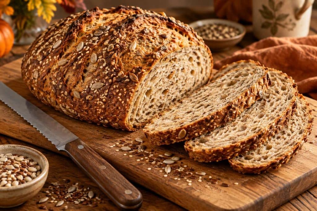 Pain du paresseux aux graines : recette vegan facile