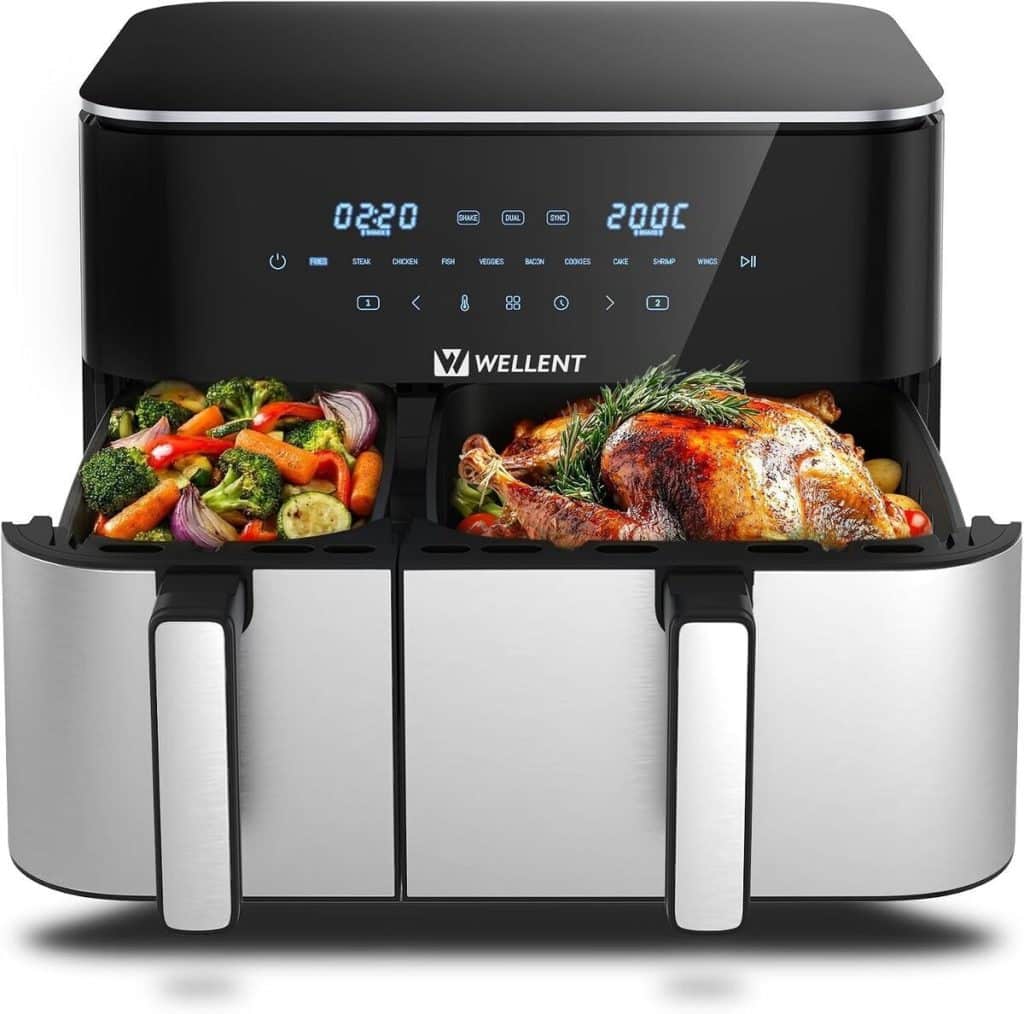 Test : air fryer XXL 11L double friteuse 2600W